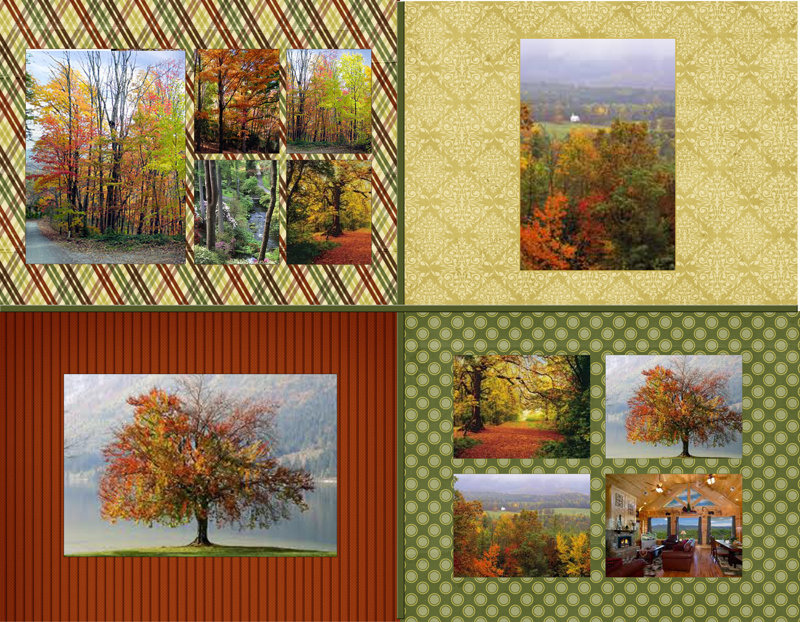 Autumn Landscape Template