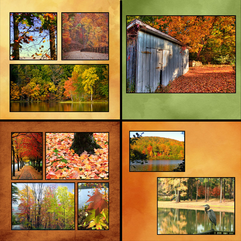 Beautiful Fall 12x12 Template