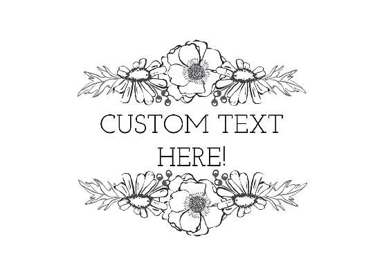 Thank You - CUSTOM TEXT