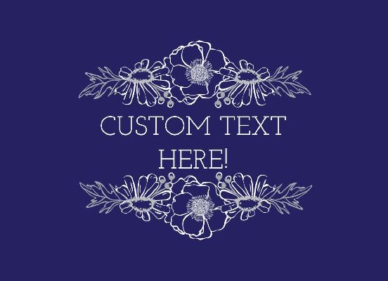 Thank You - CUSTOM TEXT