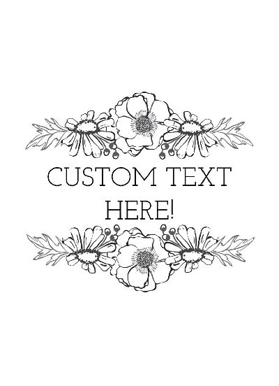 Thank You - CUSTOM TEXT