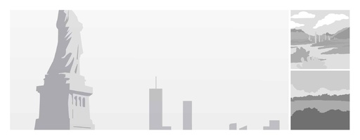 3-Up Spread Landscape + 2 Square Right