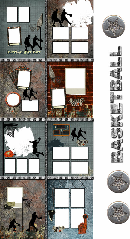 Basketball Memory book  Template