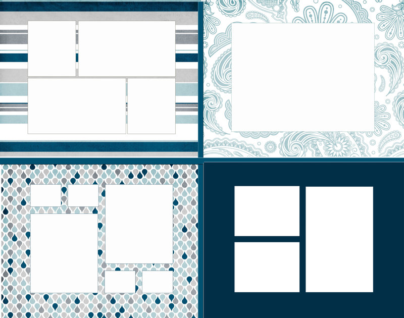 Ocean blue lndscp Template